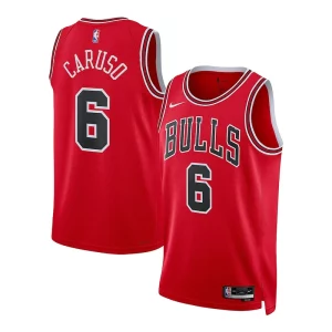 Alex Caruso Chicago Bulls Nike Haut de gamme Unisex Swingman Jersey Association Edition Red