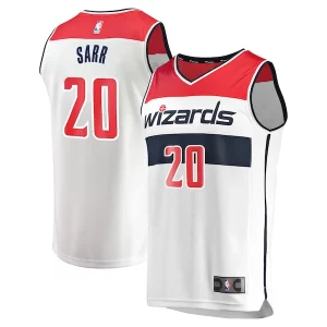 Alexandre Sarr Washington Wizards Youth Fast Exquisite Break Replica Player Jersey Association Edition White