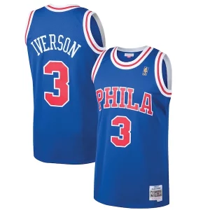 Allen Iverson Philadelphia 76ers Prime 1996/97 Hardwood Classics Swingman Jersey Royal
