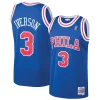 Allen Iverson Philadelphia 76ers 1996/97 Hardwood Classics Throwback Luxueux Swingman Jersey Royal
