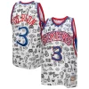 Allen Iverson Moderne Philadelphia 76ers 1996/97 Swingman Jersey White