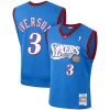 Allen Iverson Philadelphia 76ers 1999/2000 Hardwood Gracieux Classics Swingman Jersey Royal