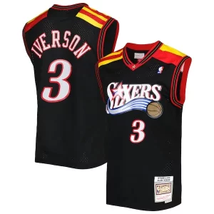 Allen Iverson Philadelphia 76ers Exquisite Hardwood Classics 2006/07 Swingman Jersey Black