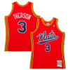 Allen Iverson Distingué Philadelphia 76ers 2004/05 Hardwood Classics Swingman Jersey Red