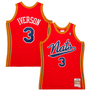 Allen Iverson Distingué Philadelphia 76ers 2004/05 Hardwood Classics Swingman Jersey Red