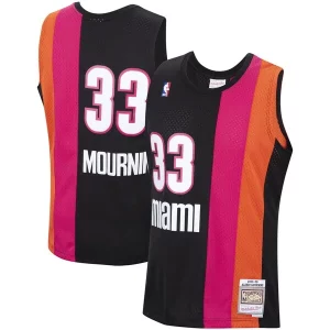 Alonzo Élégant Mourning Miami Heat 2005/2006 Hardwood Classics Swingman Jersey Black