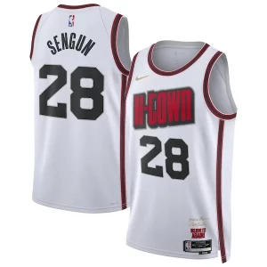 Alperen Sengun Houston Rockets Nike Unisex 2024/25 Swingman Player Jersey City Prime Edition White