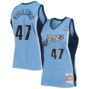 Andrei Kirilenko Utah Jazz 2009/10 Hardwood Classics Swingman Jersey Exquisite Powder Blue