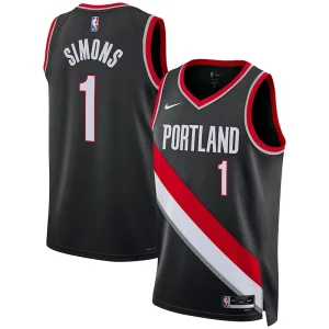 Anfernee Simons Portland Trail Blazers Nike Unisex Swingman Jersey Association Edition Admirable Black