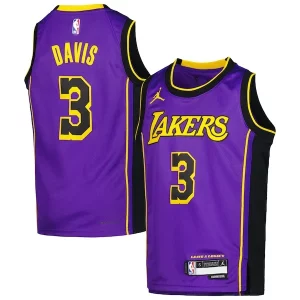 Anthony Davis Los Angeles Lakers Jordan Brand Magnifique Youth Swingman Jersey Statement Edition Purple