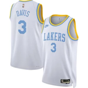 Anthony Davis Los Angeles Lakers Nike Swingman Jersey Classic Vibrant Edition White