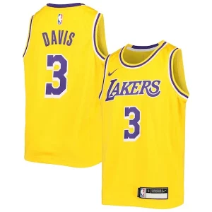 Anthony Davis Los Angeles Lakers Nike Youth Swingman Uniques Jersey Icon Edition Gold