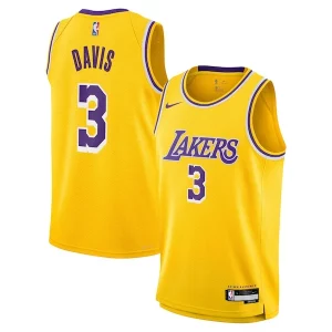 Anthony Davis Los Classique Angeles Lakers Nike Youth Swingman Jersey Icon Edition Gold