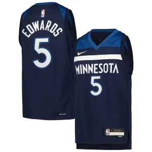 Anthony Uniques Edwards Minnesota Timberwolves Nike Youth Swingman Jersey Icon Edition Navy