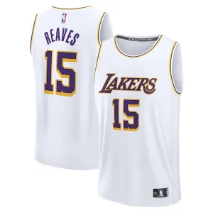 Austin Reaves Los Angeles Lakers Youth Fast Break Replica Player Jersey Superbe Association Edition White