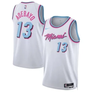 Bam Adebayo Miami Heat Nike Unisex 2024/25 Swingman Prime Player Jersey City Edition White