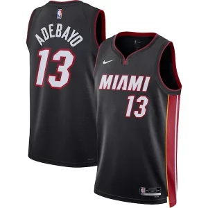 Bam Adebayo Exquisite Miami Heat Nike Unisex Swingman Jersey Icon Edition Black