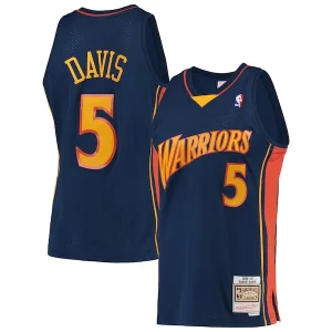 Baron Davis Golden State Warriors 2006/07 Haut de gamme Hardwood Classics Swingman Jersey Navy
