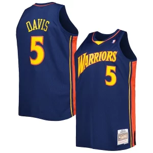 Baron Davis Notable Golden State Warriors Big & Tall Hardwood Classics 2006/07 Swingman Jersey Navy