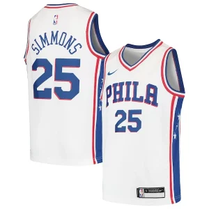 Ben Simmons Philadelphia 76ers Nike Refiné Youth Swingman Jersey White/Royal