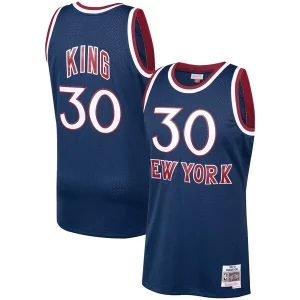 Bernard King New York Knicks 1982/83 Authentique Hardwood Classics Swingman Jersey Navy
