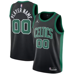 Boston Celtics Jordan Brand Swingman Custom Jersey Captivant Statement Edition Black