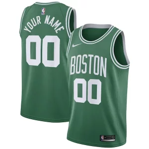 Boston Celtics Nike 2020/21 Swingman Custom Jersey Icon Edition Kelly Green Luxueux