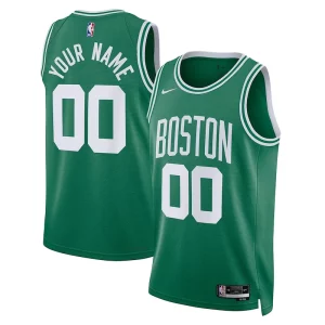 Boston Celtics Nike Unisex Exceptionnel 2022/23 Swingman Custom Jersey Kelly Green Icon Edition