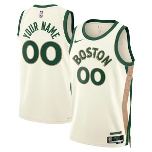 Boston Celtics Nike Unisex 2023/24 Custom Swingman Jersey White City Edition Exceptionnel