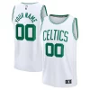 Boston Sophistiqué Celtics Fast Break Custom Jersey Association Edition White/Kelly Green/Black