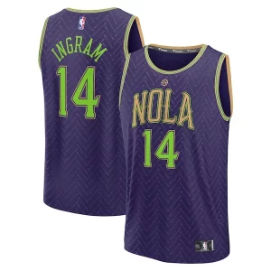 Brandon Ingram New Commémoratif Orleans Pelicans 2024/25 Fast Break Player Jersey City Edition Purple