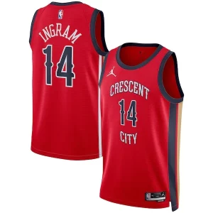 Brandon Refiné Ingram New Orleans Pelicans Jordan Brand Unisex Swingman Jersey Statement Edition Red