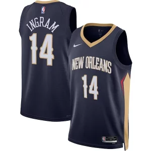 Brandon Ingram New Orleans Pelicans Nike Unisex Swingman Jersey Icon Edition Navy Tendance