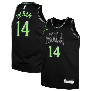 Brandon Ingram New Unique Orleans Pelicans Nike Youth Swingman Replica Jersey City Edition Black