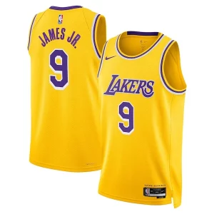 Bronny James Los Angeles Lakers Nike Distingué Unisex 2024 Offseason Addition Nike Swingman Jersey Gold