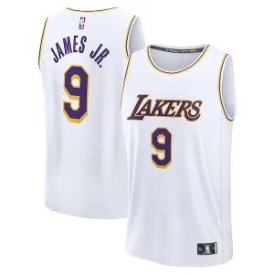 Bronny James Los Angeles Lakers Fast Break Replica Splendide Player Jersey Association Edition White