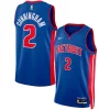 Cade Cunningham Detroit Pistons Nike Unisex Swingman Jersey Icon Magnifique Edition Blue/White