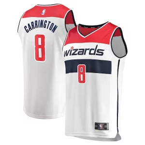 Carlton Carrington Washington Wizards Youth Fast Tendance Break Replica Player Jersey Association Edition White