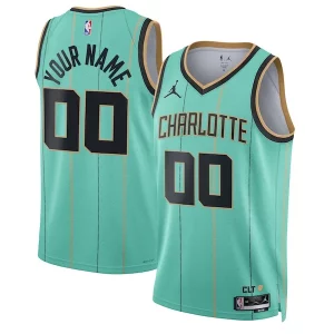 Charlotte Hornets Jordan Brand Unisex 2024/25 Haut de gamme Custom Swingman Jersey City Edition Mint