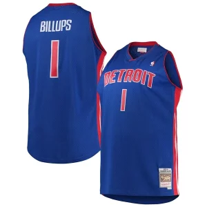 Chauncey Billups Detroit Pistons Confortable 2003/04 Big & Tall Hardwood Classics Swingman Jersey Blue
