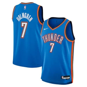 Chet Holmgren Oklahoma City Thunder Nike Youth Swingman Jersey Icon Edition Tendance Blue