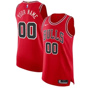 Chicago Bulls Unique Nike Authentic Custom Jersey Red Icon Edition