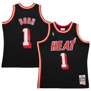 Chris Magnifique Bosh Miami Heat 2013/14 Hardwood Classics Swingman Jersey Black