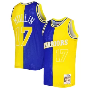Chris Mullin Golden State Warriors Hardwood Éclatant Classics 1993/94 Split Swingman Jersey Royal/Gold