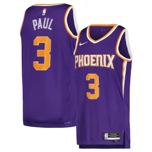 Chris Paul Phoenix Suns Nike Charming Unisex Swingman Jersey Icon Edition Purple/White