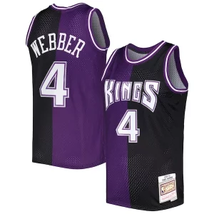 Chris Webber Sacramento Kings Hardwood Captivant Classics 2000/01 Split Swingman Jersey Purple/Black