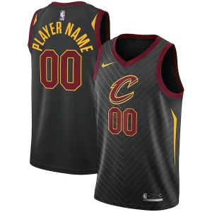 Cleveland Cavaliers Nike Swingman Custom Collectible Jersey Black Statement Edition