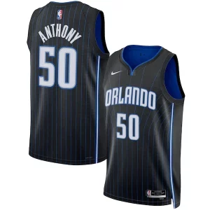 Cole Anthony Orlando Magic Nike Unisex Swingman Jersey Icon Edition Luxueux Black/White