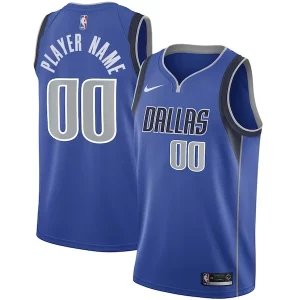 Dallas Stylish Mavericks Nike 2020/21 Swingman Custom Jersey Icon Edition Blue