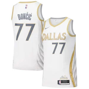 Dallas Mavericks Unique Nike Swingman Player Jersey City Edition White